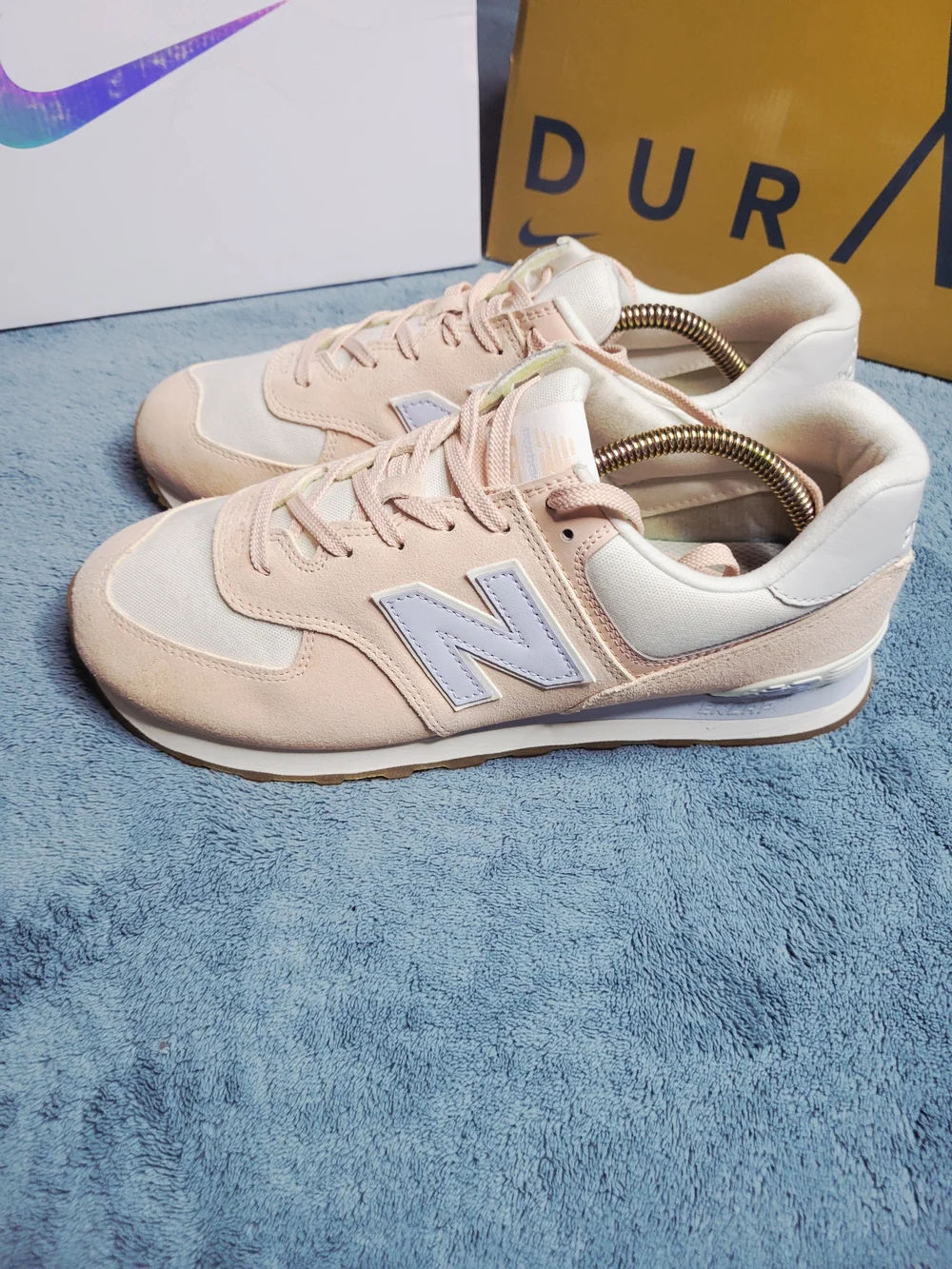 New Balance 574 Tencel 'Rose Water Sea Salt' Sneakers - Women's Size 12